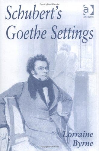 Tapa de Schubert's Goethe settings