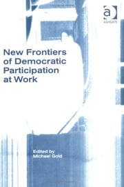 Tapa de New Frontiers of Democratic Participation at Work