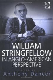 Tapa de William Stringfellow In Anglo-American Perspective