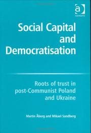 Tapa de Social capital and democratisation