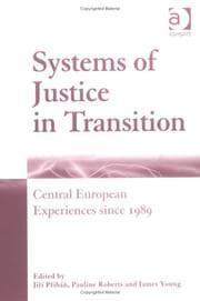 Tapa de Systems of justice in transition