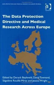 Tapa de Data Protection Directive and Medical Research Across Europe