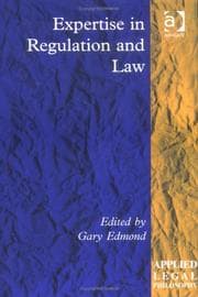 Tapa de Expertise in Regulation and Law