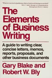 Tapa de The elements of business writing