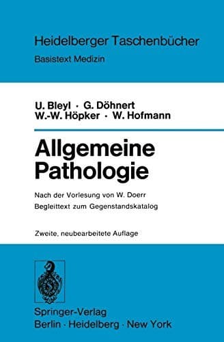 Tapa de Allgemeine Pathologie