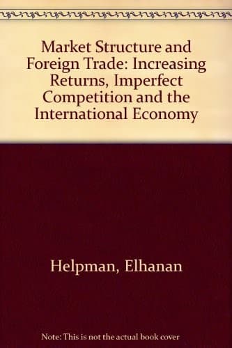 Tapa de Market structure and foreign trade