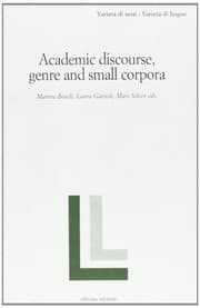 Tapa de Academic discourse, genre and small corpora