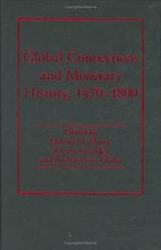 Tapa de Global connections and monetary history, 1470-1800