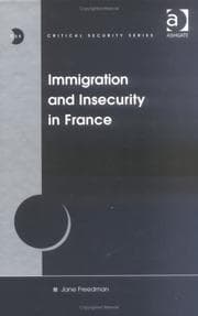 Tapa de Immigration and Insecurity in France