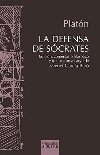 Tapa de La defensa de Socrates