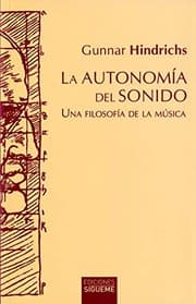 Tapa de La autonomía del sonido