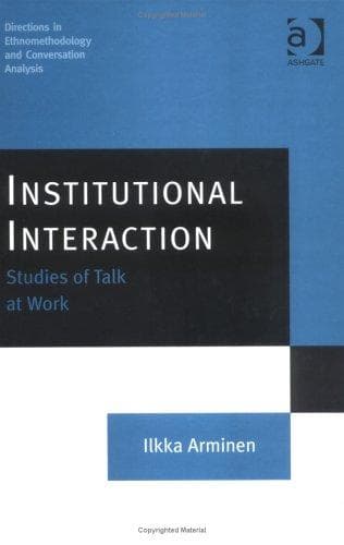 Tapa de Institutional Interaction