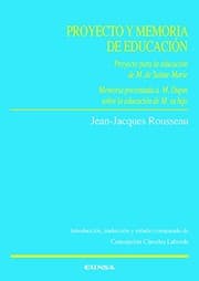 Tapa de Proyecto y memoria de educación