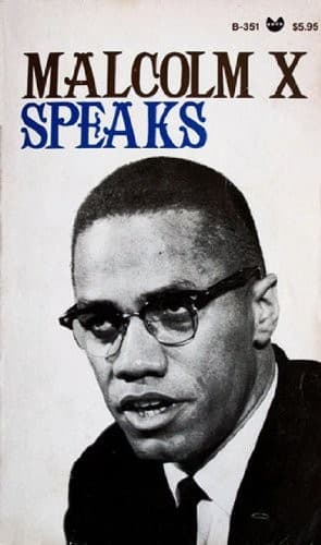 Tapa de Malcolm X speaks