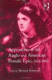 Tapa de Approaches to the Anglo and American female epic, 1621-1982