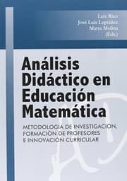 Tapa de Análisis didáctico en educación matemática