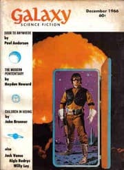 Tapa de Galaxy Science Fiction Magazine, December 1966 (Volume 25, No. 2)