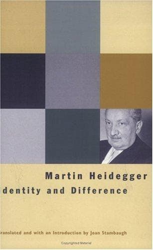 Tapa de Identity and Difference