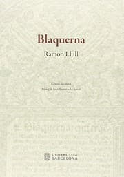 Tapa de Blaquerna. Edició facsímil