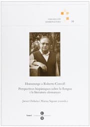 Tapa de Homenatge a Roberto Corcoll. Perspectives hispàniques sobre la llengua i la literatura alemanyes