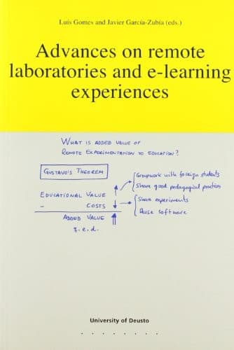 Tapa de Advances on remote laboratories and e-learning experiences