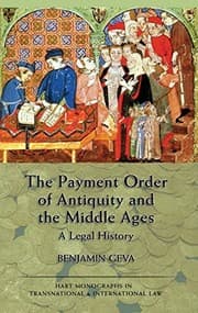Tapa de The payment order of antiquity and the Middle Ages