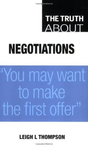 Tapa de Truth about Negotiations