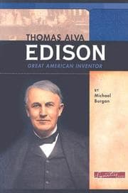 Tapa de Thomas Alva Edison: Great American Inventor (Signature Lives: Modern America)