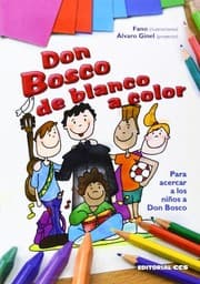 Tapa de Don Bosco de blanco a color