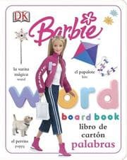 Tapa de Barbie word board book =