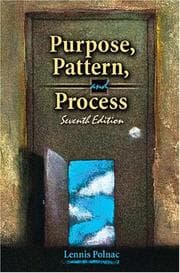 Tapa de Purpose, pattern, and process