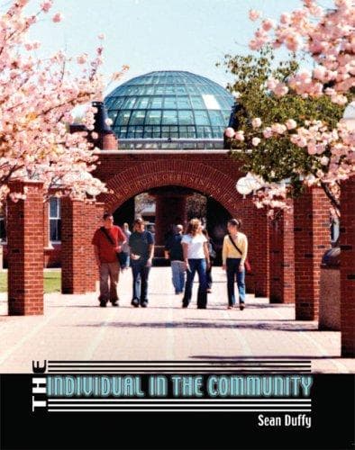 Tapa de The individual in the Community