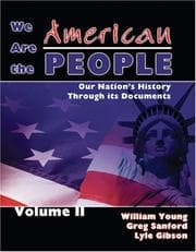 Tapa de We Are the American People Vol. 2