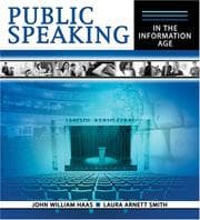 Tapa de Public Speaking in the Information Age
