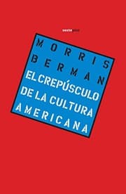 Tapa de crepúsculo de la cultura americana