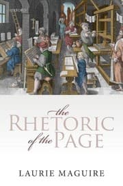 Tapa de Rhetoric of the Page