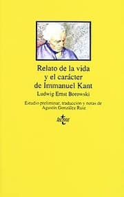 Tapa de Relato de la vida y el caracter de Immanuel Kant/ Story of the life and character of Immanuel Kant