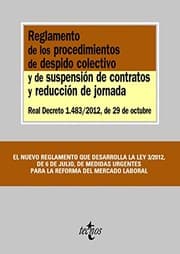 Tapa de Reglamento de los procedimientos de despido colectivo y de suspensión de contratos y reducción de jornada