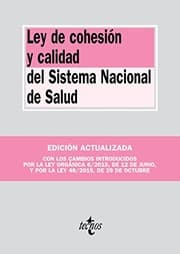 Tapa de Ley de cohesión y calidad del Sistema Nacional de Salud