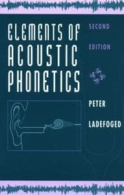 Tapa de Elements of acoustic phonetics