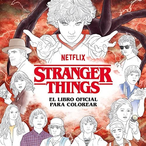 Tapa de Stranger Things. El libro oficial para colorear