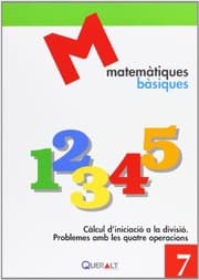 Tapa de Càlcul d¿iniciació a la divisió. Problemes amb les custre operacions