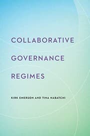 Tapa de Collaborative Governance Regimes