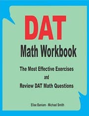 Tapa de DAT Math Workbook
