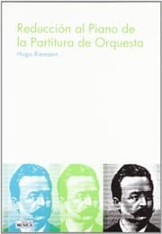 Tapa de Reducción al piano de la partitura de orquesta
