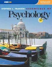 Tapa de Essentials of Psychology