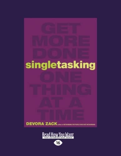 Tapa de Singletasking