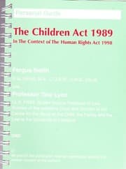 Tapa de The Children Act 1989 in the Context of the Human Rights Act 1998