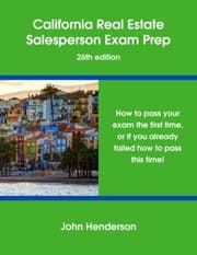 Tapa de California Real Estate Salesperson Exam Prep - 26th Edition