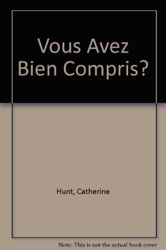 Tapa de Vous Avez Bien Compris?
